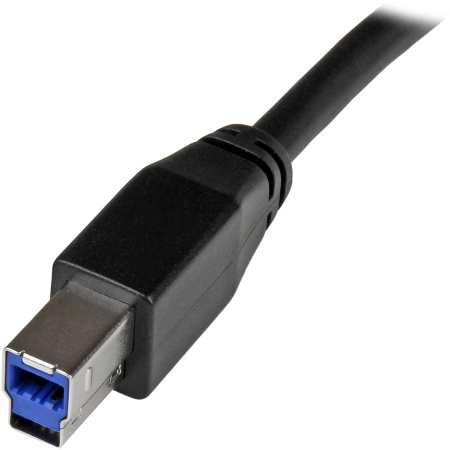 Alternate-Image2 Image for StarTech.com 5m 15 ft Active USB 3.0 (5Gbps) USB-A to USB-B Cable - M/M - USB A to B Cable - USB 3.2 Gen 1