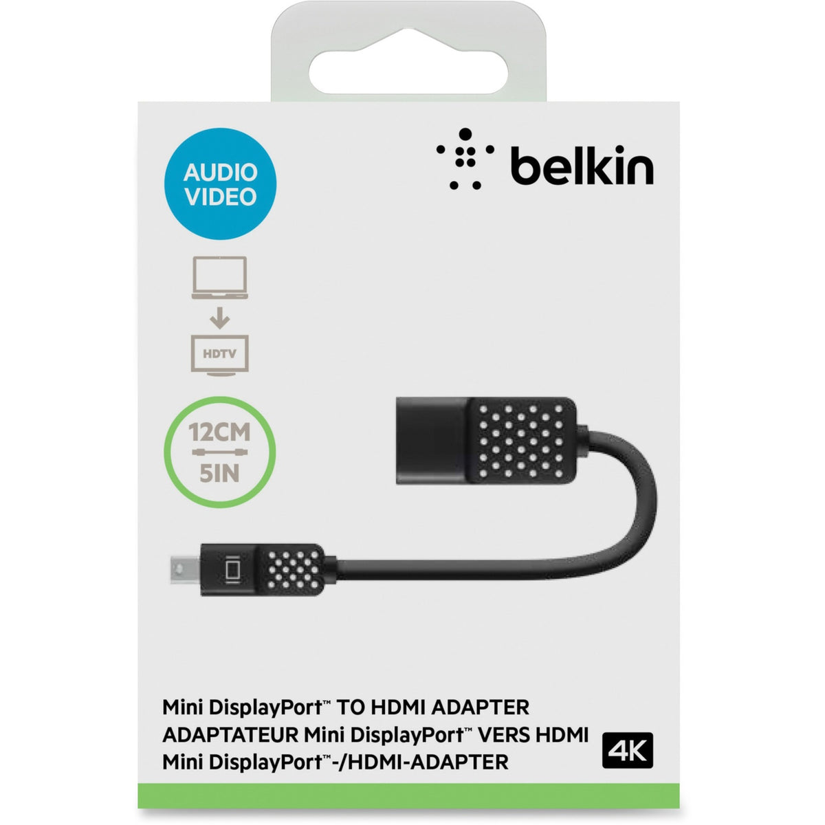 Main Image for Belkin Mini DisplayPort to HDMI Adapter, 4K