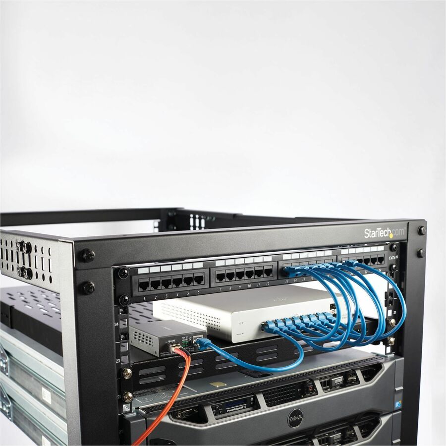 Alternate-Image1 Image for StarTech.com Gigabit Ethernet Fiber Media Converter - Compact - 850nm MM LC - 550m - With MM SFP Transceiver