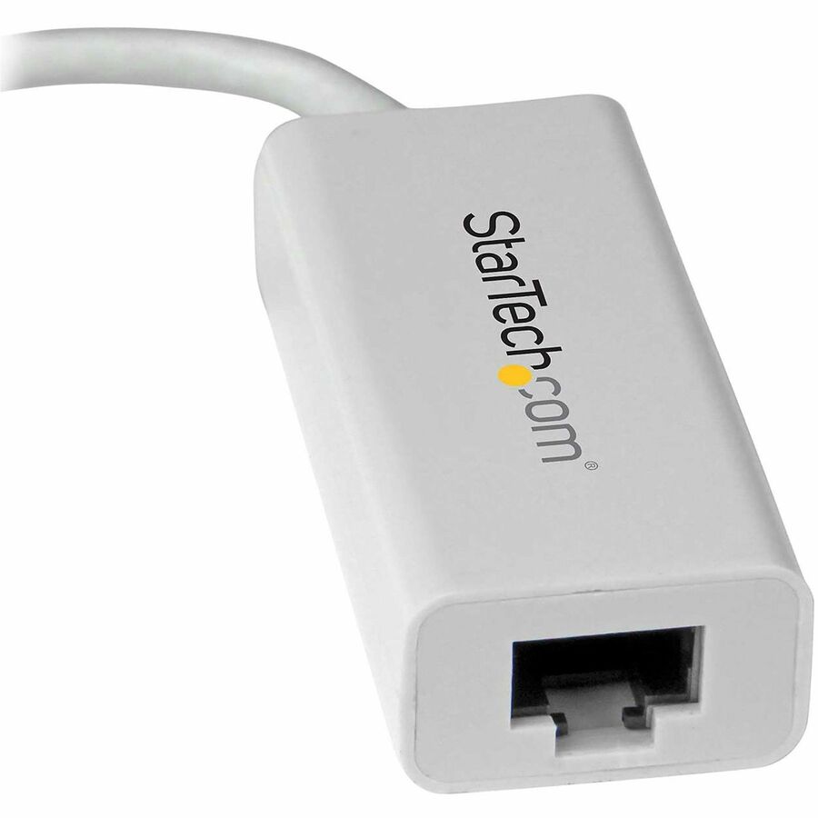 Alternate-Image1 Image for StarTech.com USB-C to Gigabit Ethernet Adapter - White - Thunderbolt 3 Port Compatible - USB Type C Network Adapter