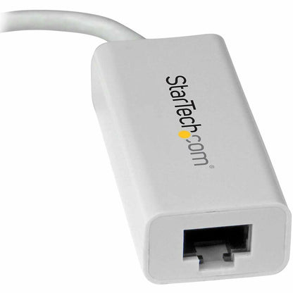 Alternate-Image1 Image for StarTech.com USB-C to Gigabit Ethernet Adapter - White - Thunderbolt 3 Port Compatible - USB Type C Network Adapter