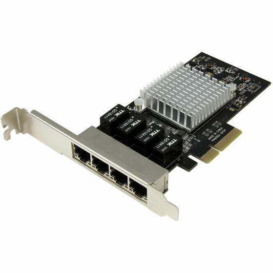 Main Image for StarTech.com 4-Port Gigabit Ethernet Network Card - PCI Express, Intel I350 NIC - Quad Port PCIe Network Adapter Card w/ Intel Chip
