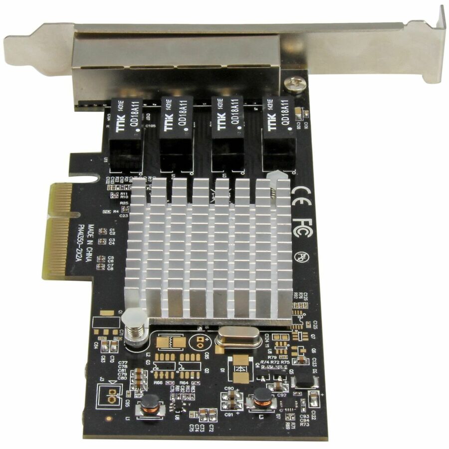 Alternate-Image4 Image for StarTech.com 4-Port Gigabit Ethernet Network Card - PCI Express, Intel I350 NIC - Quad Port PCIe Network Adapter Card w/ Intel Chip