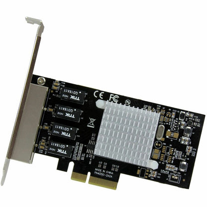Alternate-Image2 Image for StarTech.com 4-Port Gigabit Ethernet Network Card - PCI Express, Intel I350 NIC - Quad Port PCIe Network Adapter Card w/ Intel Chip