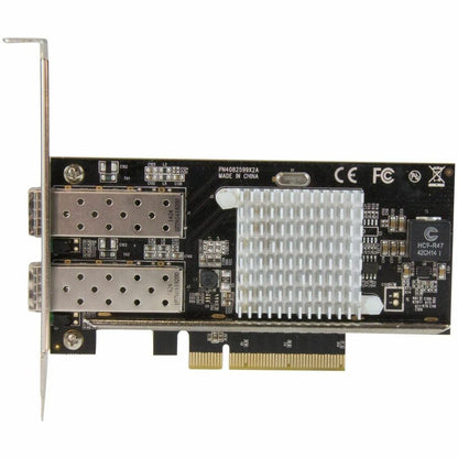 Alternate-Image3 Image for StarTech.com 10G Network Card - 2x 10G Open SFP+ Multimode LC Fiber Connector - Intel 82599 Chip - Gigabit Ethernet Card