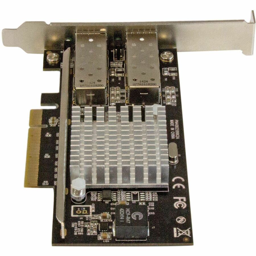 Alternate-Image4 Image for StarTech.com 10G Network Card - 2x 10G Open SFP+ Multimode LC Fiber Connector - Intel 82599 Chip - Gigabit Ethernet Card