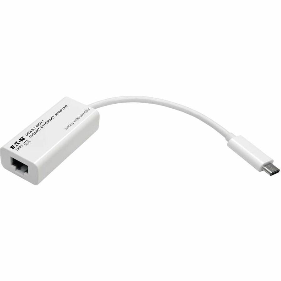 Main Image for Eaton Tripp Lite Series USB-C to Gigabit Network Adapter, Thunderbolt 3 Compatibility - White