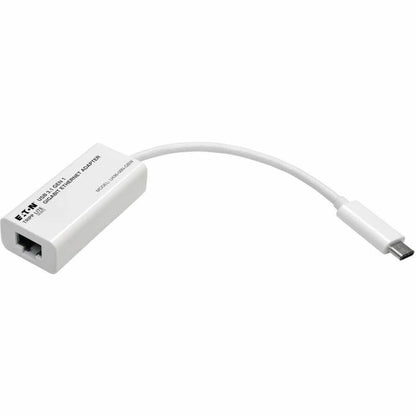 Main Image for Eaton Tripp Lite Series USB-C to Gigabit Network Adapter, Thunderbolt 3 Compatibility - White