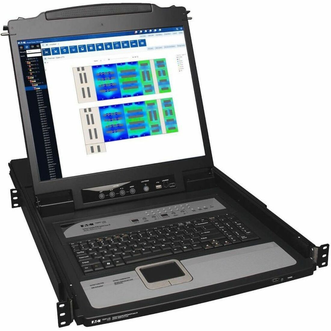 Main Image for Tripp Lite by Eaton NetDirector 16-Port 1U Rack-Mount Console IP KVM Switch with 19 in. LCD