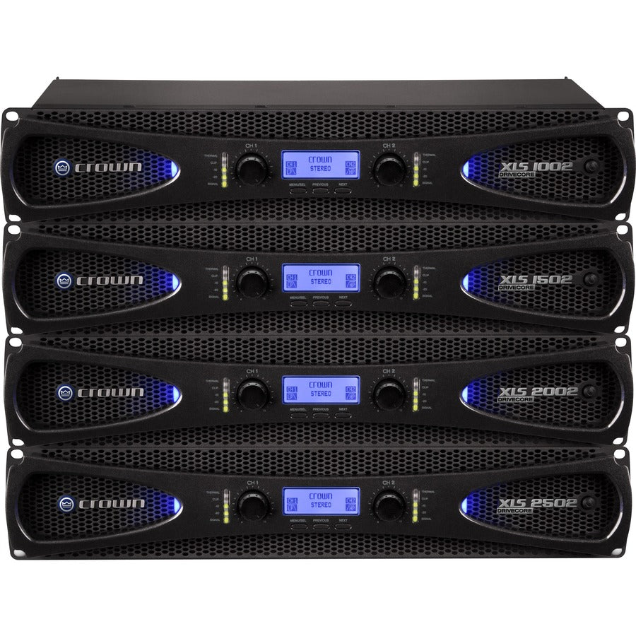 Alternate-Image1 Image for Crown XLS DriveCore 2 XLS 2002 Amplifier - 1300 W RMS - 2 Channel