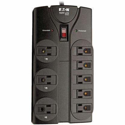 Alternate-Image3 Image for Eaton Tripp Lite Series Protect It! 8-Outlet Surge Protector, 8 ft. (2.43 m) Cord, 1440 Joules, Black Housing