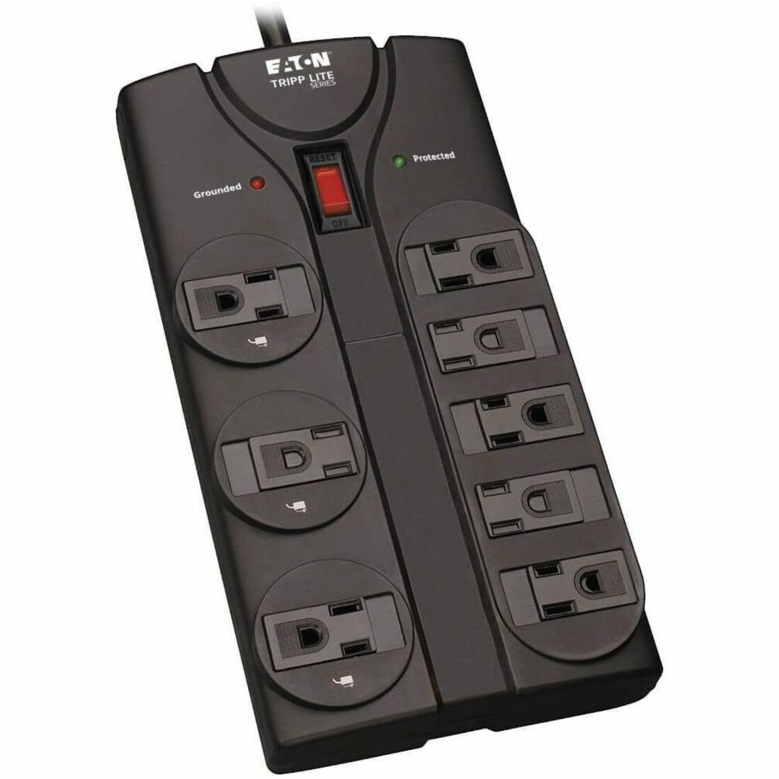 Main Image for Eaton Tripp Lite Series Protect It! 8-Outlet Surge Protector, 8 ft. (2.43 m) Cord, 1440 Joules, Black Housing