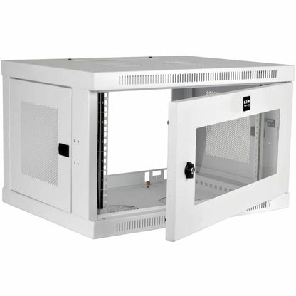 Alternate-Image2 Image for Eaton Tripp Lite Series SmartRack 6U Low-Profile Switch-Depth Wall-Mount Mini Rack Enclosure, Clear Acrylic Window, White