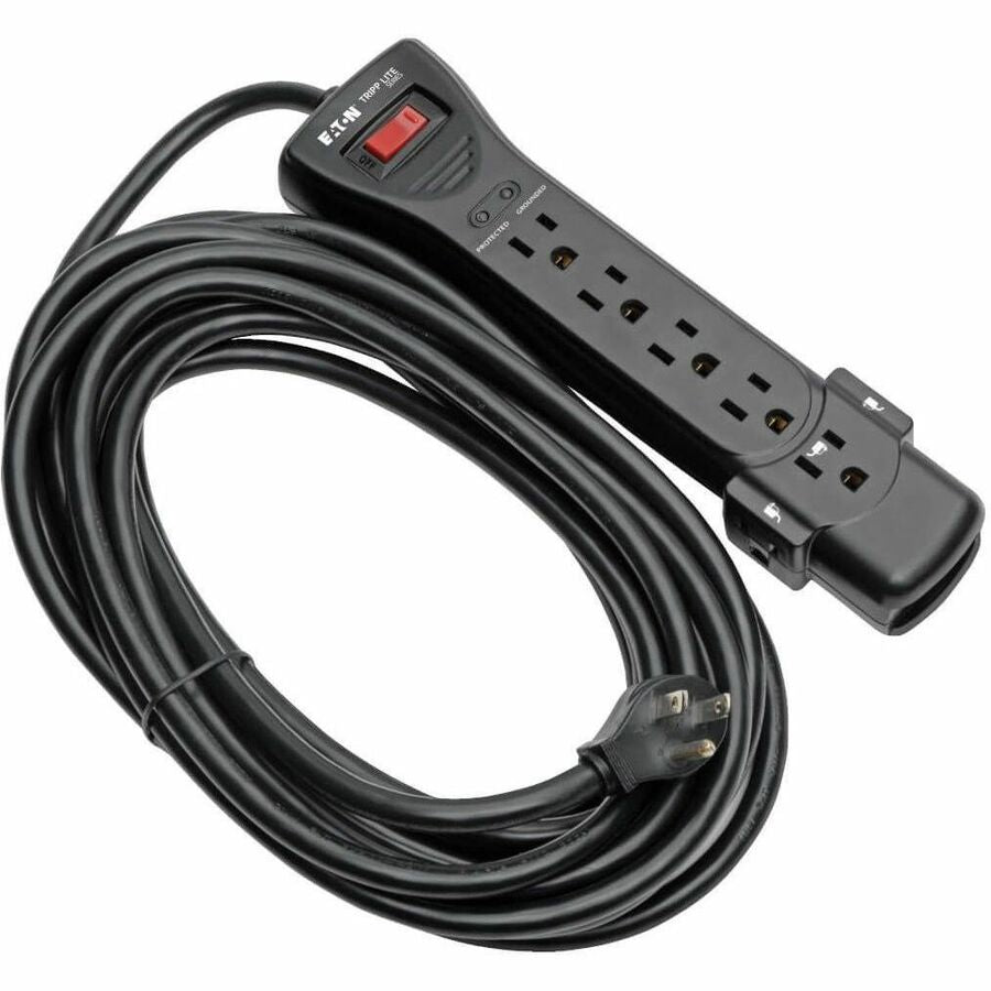 Alternate-Image7 Image for Eaton Tripp Lite Series Protect It! 7-Outlet Surge Protector, 25 ft. Cord, 2160 Joules, Black Housing