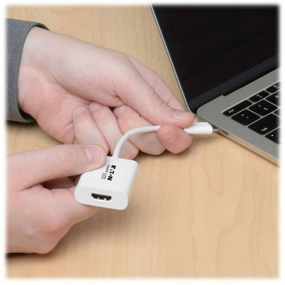 Alternate-Image4 Image for Eaton Tripp Lite Series USB 3.2 Gen1 Type-C to HDMI 4K Adapter with Alternate Mode - DP 1.2, White