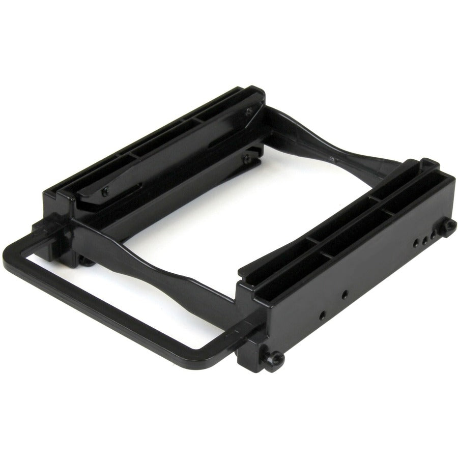 Alternate-Image1 Image for StarTech.com Dual 2.5" SSD/HDD Mounting Bracket for 3.5" Drive Bay - Tool-Less Installation - 2-Drive Adapter Bracket for Desktop Computer