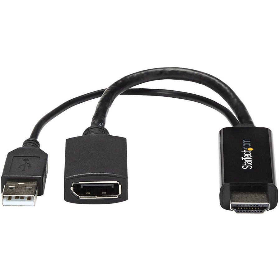 Alternate-Image4 Image for StarTech.com HDMI to DisplayPort Adapter - 4K 30Hz - HDMI to DisplayPort Converter - Compact HDMI to DP Adapter - USB-Powered