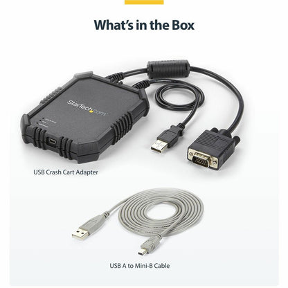 Alternate-Image7 Image for StarTech.com Laptop to Server KVM Console, Rugged USB Crash Cart Adapter with File Transfer and Video Capture, TAA