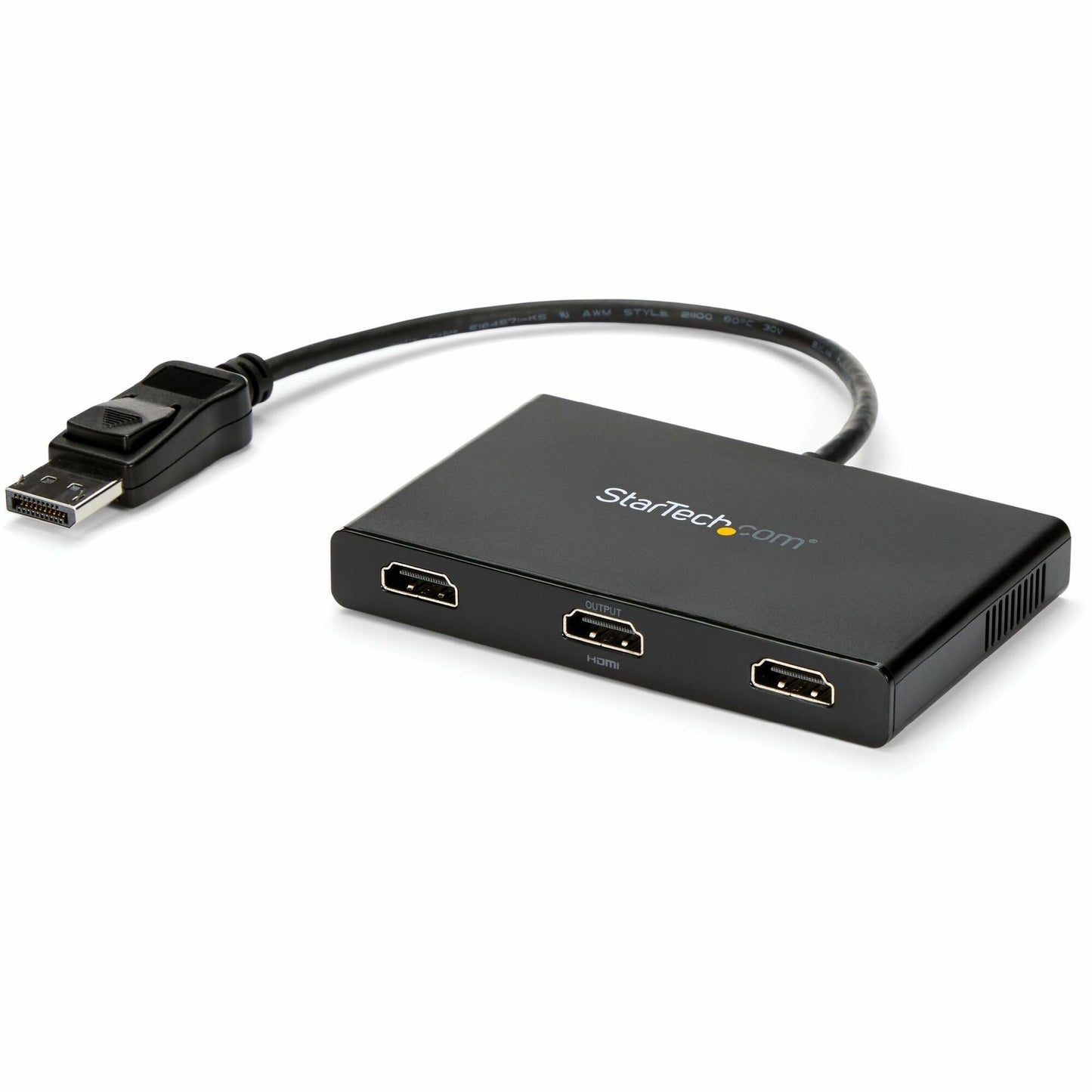 Main Image for StarTech.com 3-Port Multi Monitor Adapter, DisplayPort to 3x HDMI MST Hub, Triple 1080p, Video Splitter for Extended Desktop Mode, Windows