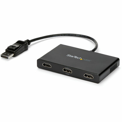 Main Image for StarTech.com 3-Port Multi Monitor Adapter, DisplayPort to 3x HDMI MST Hub, Triple 1080p, Video Splitter for Extended Desktop Mode, Windows
