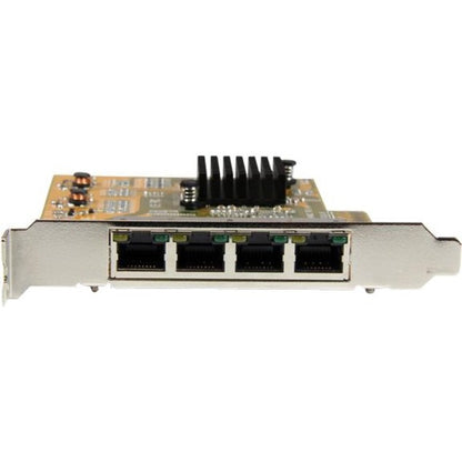 Front Image for StarTech.com 4-Port PCI Express Gigabit Network Adapter Card - Quad-Port PCIe Gigabit NIC