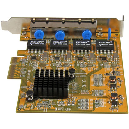 Alternate-Image3 Image for StarTech.com 4-Port PCI Express Gigabit Network Adapter Card - Quad-Port PCIe Gigabit NIC