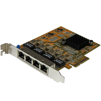 Main Image for StarTech.com 4-Port PCI Express Gigabit Network Adapter Card - Quad-Port PCIe Gigabit NIC