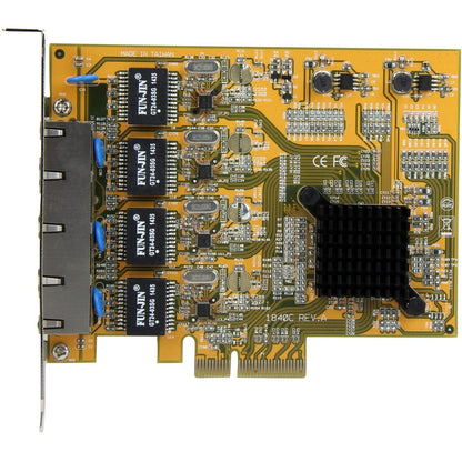 Alternate-Image1 Image for StarTech.com 4-Port PCI Express Gigabit Network Adapter Card - Quad-Port PCIe Gigabit NIC