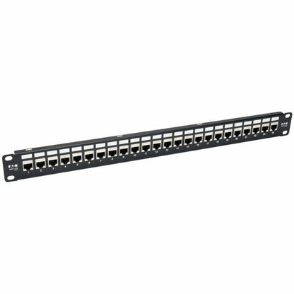 Main Image for Tripp Lite by Eaton 24-Port 1U Rack-Mount STP Shielded Cat6a Feedthrough Patch Panel RJ45 Ethernet TAA