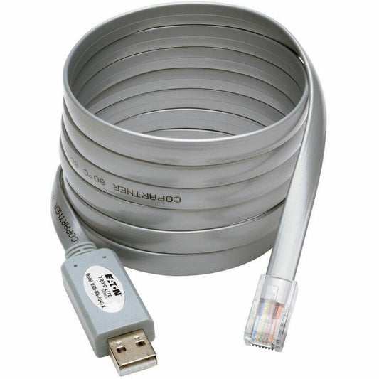 Main Image for Eaton Tripp Lite Series USB-A to RJ45 Serial Rollover Cable (M/M) - Cisco Compatible, 250 Kbps, 6 ft. (1.83 m), Gray