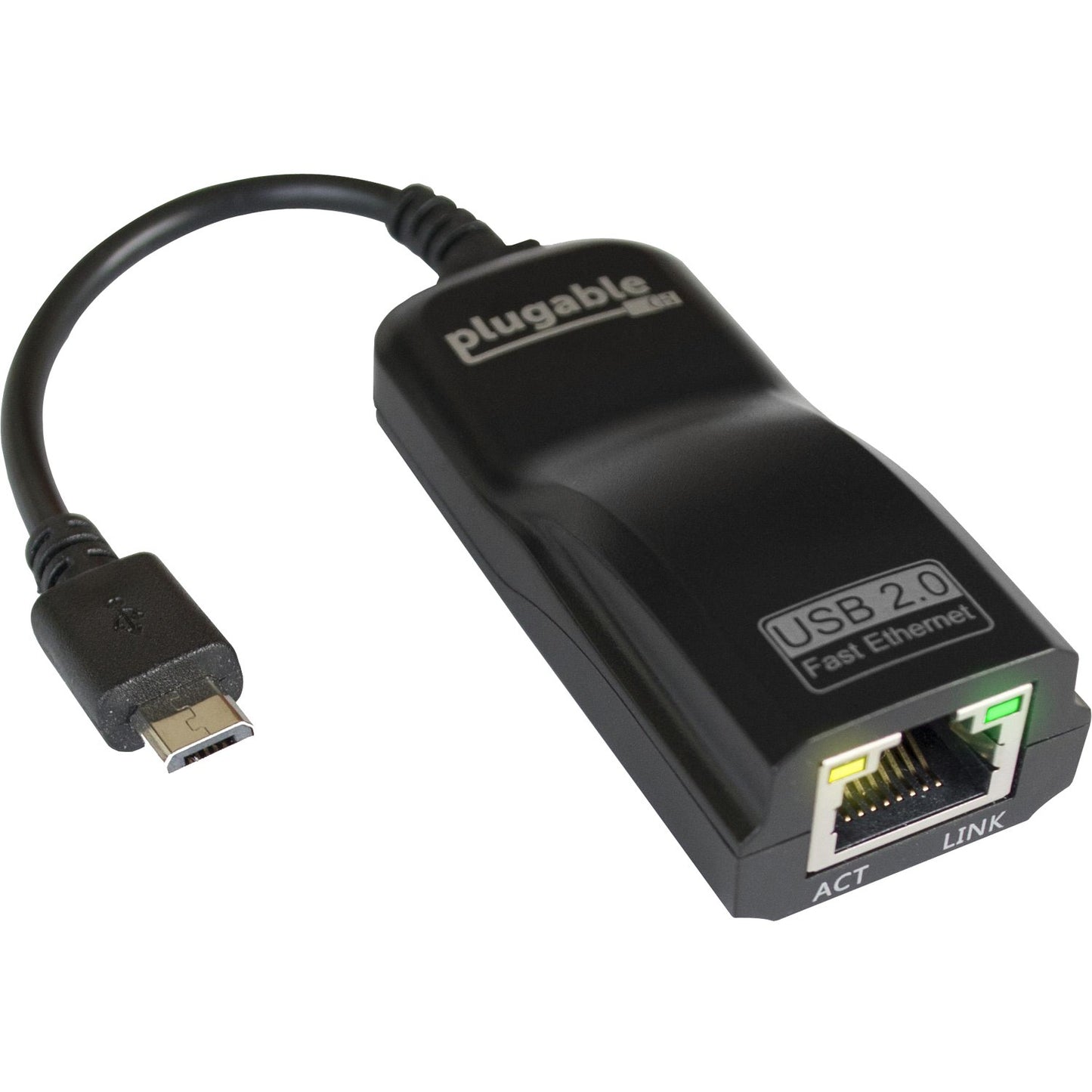 Main Image for Plugable USB 2.0 OTG Micro-B to 100Mbps Fast Ethernet Adapter