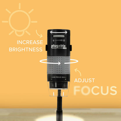 Alternate-Image6 Image for Plugable USB 2.0 Digital Microscope with Flexible Arm Observation Stand
