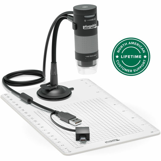 Main Image for Plugable USB 2.0 Digital Microscope with Flexible Arm Observation Stand