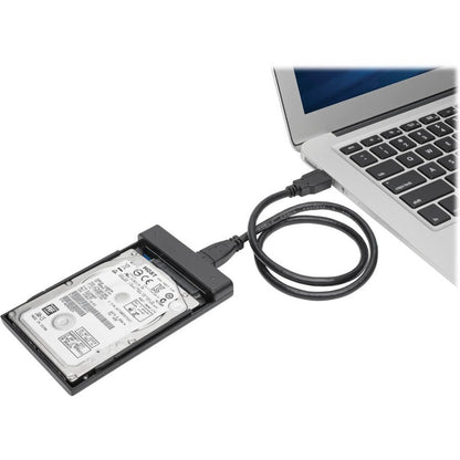 Alternate-Image1 Image for Eaton Tripp Lite Series USB 3.0 SuperSpeed External 2.5 in. SATA Hard Drive Enclosure with Built-In Cable and UASP Support