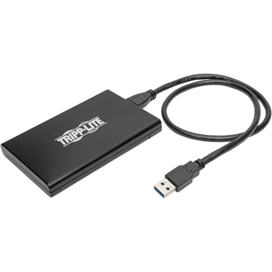 Alternate-Image3 Image for Eaton Tripp Lite Series USB 3.0 SuperSpeed External 2.5 in. SATA Hard Drive Enclosure with Built-In Cable and UASP Support