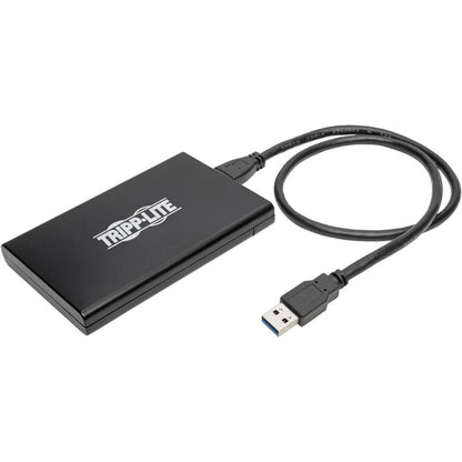 Alternate-Image3 Image for Eaton Tripp Lite Series USB 3.0 SuperSpeed External 2.5 in. SATA Hard Drive Enclosure with Built-In Cable and UASP Support
