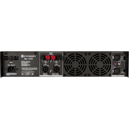 Rear Image for Crown 1500 Amplifier - 660 W RMS - 2 Channel - Dark Gray