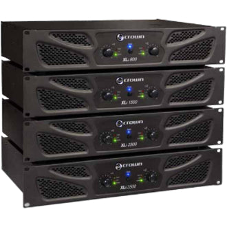 Alternate-Image1 Image for Crown 1500 Amplifier - 660 W RMS - 2 Channel - Dark Gray
