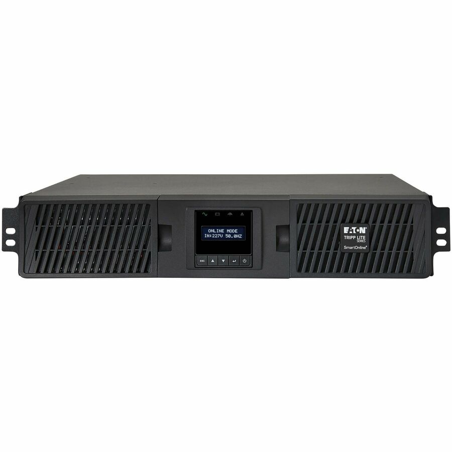 Front Image for Tripp Lite by Eaton UPS SmartOnline 208/230V 3000VA 2.7kW Double-Conversion UPS - 10 Outlets Extended Run Card Slot LCD USB DB9 2U