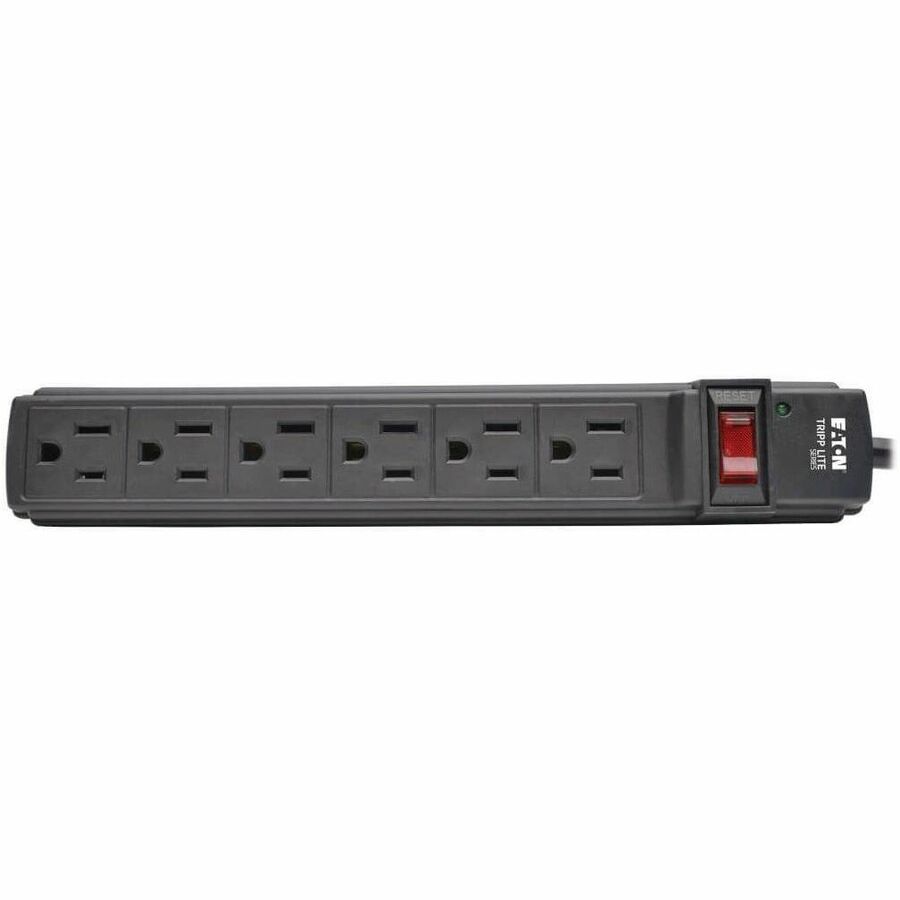Alternate-Image2 Image for Eaton Tripp Lite Series Power It! 6-Outlet Power Strip, 6 ft. (1.83 m) Cord, Black Housing