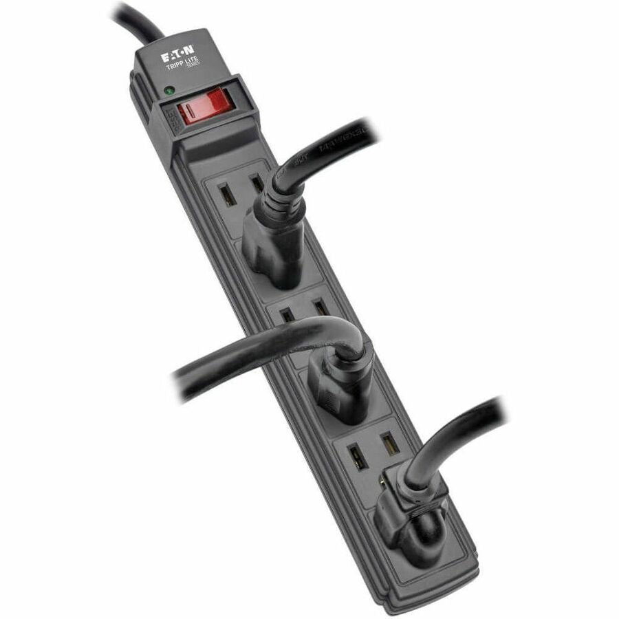 Alternate-Image1 Image for Eaton Tripp Lite Series Power It! 6-Outlet Power Strip, 6 ft. (1.83 m) Cord, Black Housing