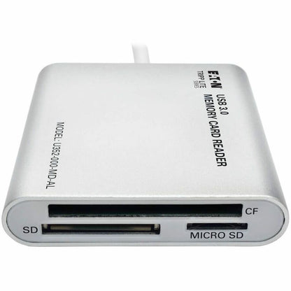 Alternate-Image2 Image for Eaton Tripp Lite Series USB 3.0 SuperSpeed Multi-Drive Memory Card Reader/Writer, Aluminum Case