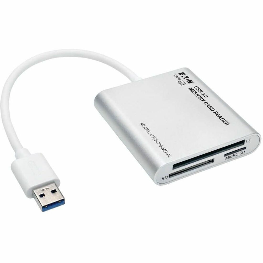 Main Image for Eaton Tripp Lite Series USB 3.0 SuperSpeed Multi-Drive Memory Card Reader/Writer, Aluminum Case