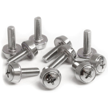 Alternate-Image1 Image for StarTech M5 x 12mm, Screws, 100 Pack, M5 Mounting Screws for Server Rack & Cabinet, TAA