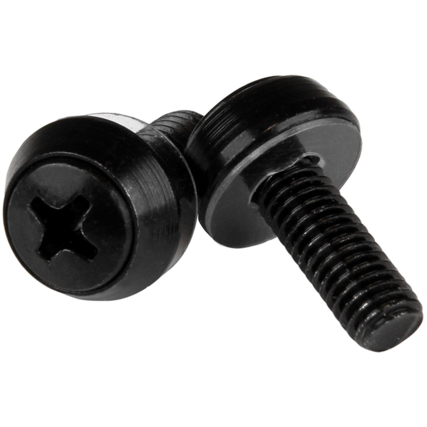 Main Image for StarTech M6 x 12mm, Screws, 100 Pack, Black, M6 Mounting Screws for Server Rack & Cabinet, TAA