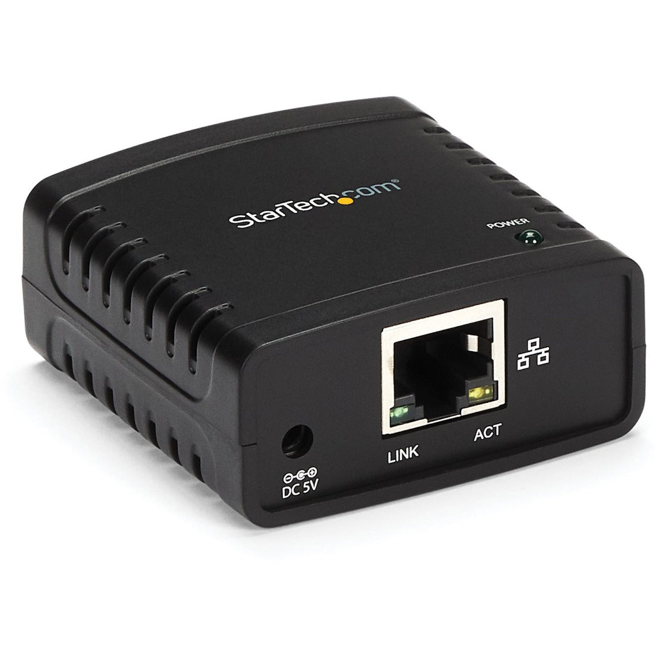Main Image for StarTech.com 10/100Mbps Ethernet to USB 2.0 Network LPR Print Server - USB Print Server with 10Base-T/100Base-TX Auto-sensing