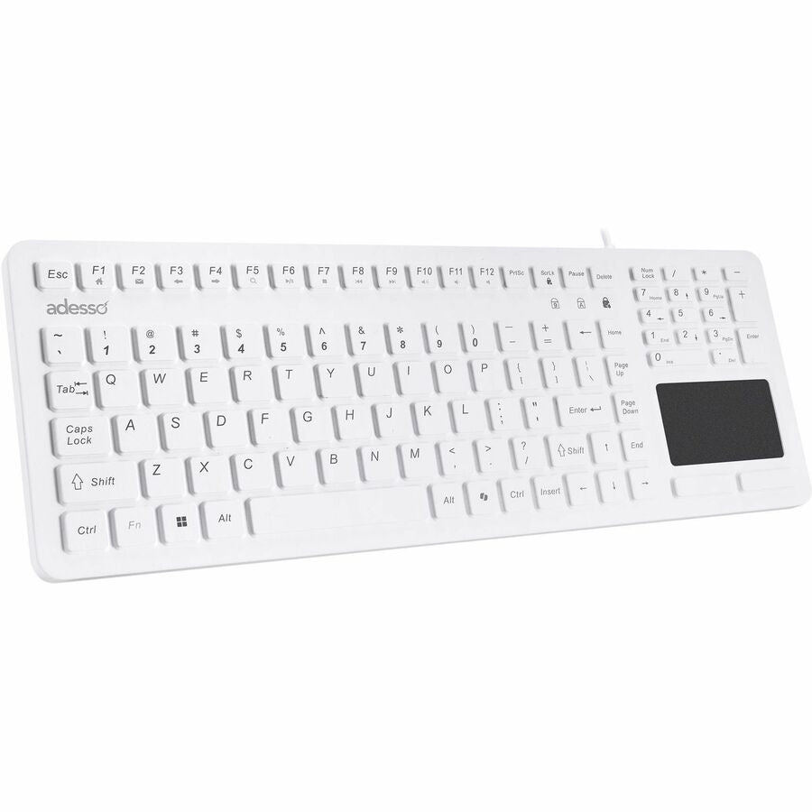 Right Image for Adesso AKB-270UW Antimicrobial Waterproof TouchPad Keyboard with CoPilot AI Hotkey