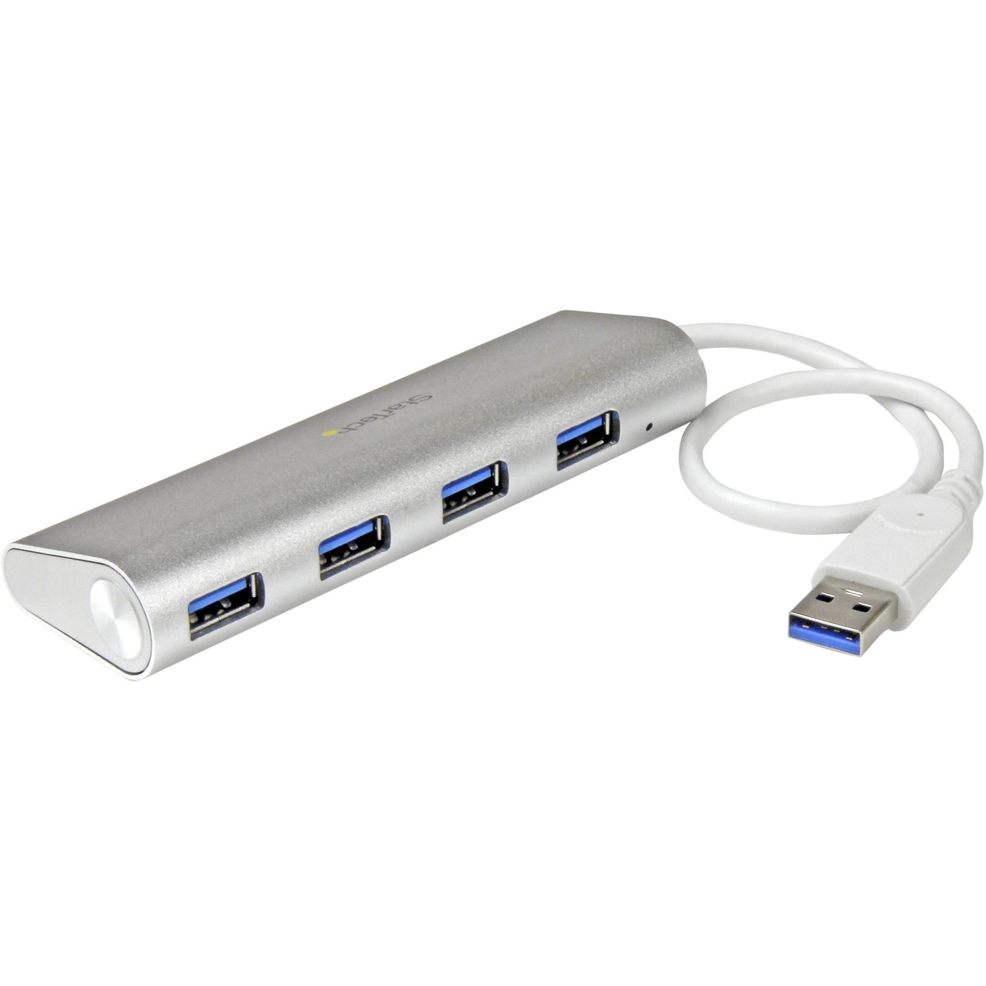 Main Image for StarTech.com 4-Port USB Hub, USB A to 4x USB-A Ports, USB 5Gbps, Bus-Powered, Portable Laptop USB 3.0 Hub