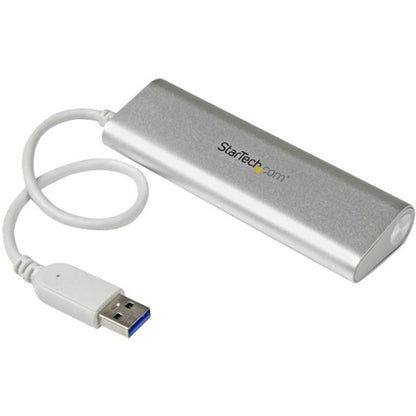 Top Image for StarTech.com 4-Port USB Hub, USB A to 4x USB-A Ports, USB 5Gbps, Bus-Powered, Portable Laptop USB 3.0 Hub