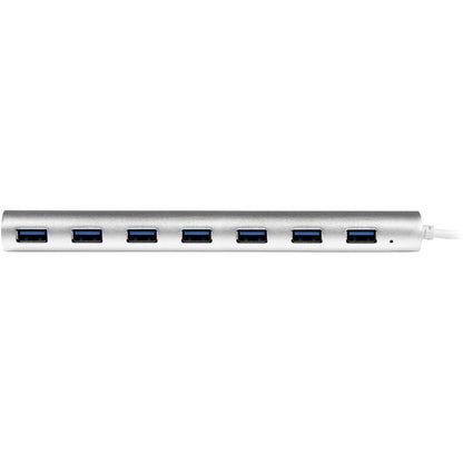 Rear Image for StarTech.com 7-Port USB Hub, USB A to 7x USB-A Ports, USB 5Gbps, Self-Powered, Portable Laptop USB 3.0 Hub Expansion with Power Supply